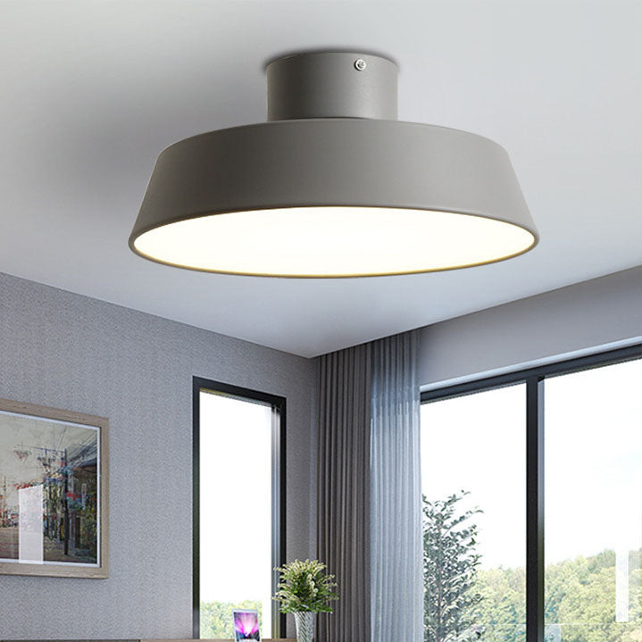 AuraDisk Nordic LED Deckenleuchte | Minimalistisches Runddesign | Aluminium | Flush Mount