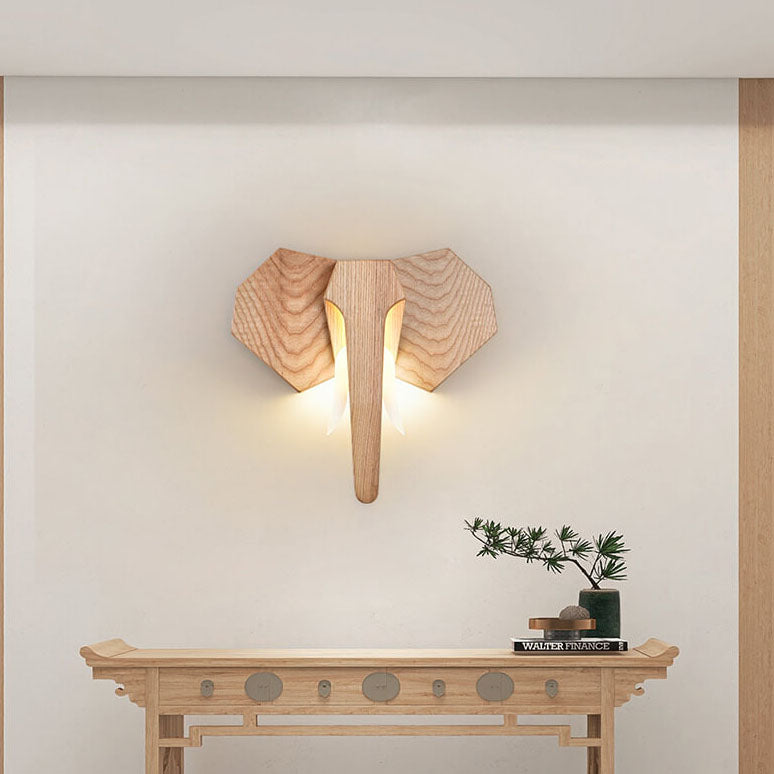 Elephora Nordic Design LED Wandlampe | Kreative Elefantenform | Dimmbare Beleuchtung | Dekorative Wandbeleuchtung für Kinderzimmer