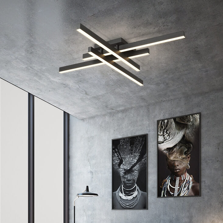 LumenArc Geometrische LED Deckenleuchte | Minimalistisches Design | Energiesparend | Perfekt für Zuhause & Büro