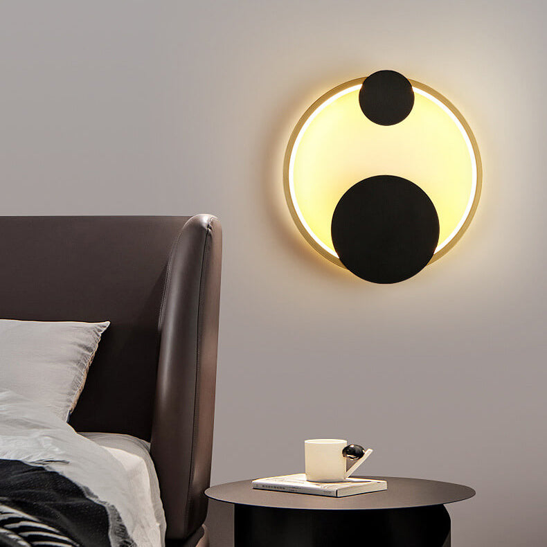 Arctuvo LED Wandleuchte | Modernes Oval- & Ringdesign | Minimalistische Wandlampe | Dimmbar