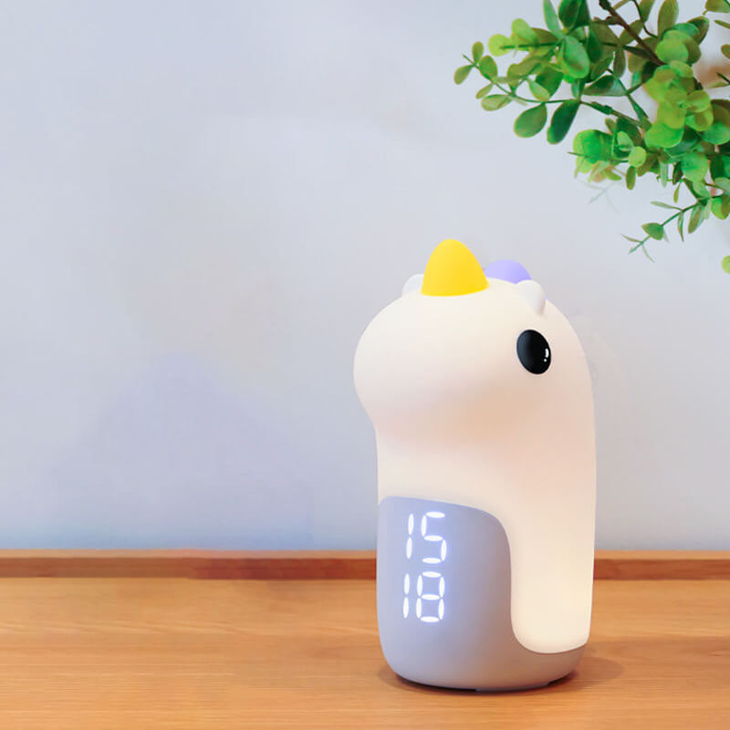 Unilora DreamLight Wecker | Einhorn Design | Timer & LED Nachtlicht | Kinderzimmer-Deko