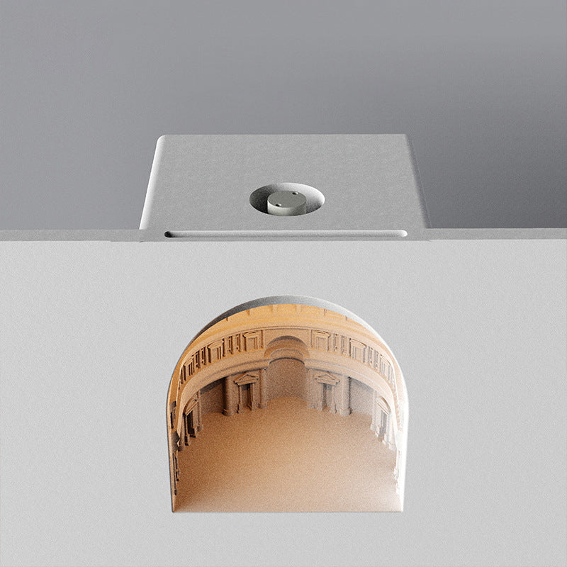 Illumora LED Wandleuchte | Eingebaute Gipslampe mit Sensor | Warmlicht | Modernes Design für Schlafzimmer