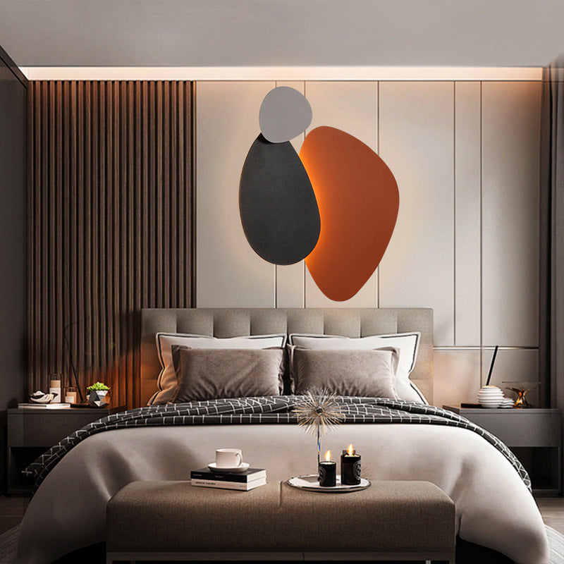 LumoArc Skandi LED Wandlampe | Geometrisches Design | Deko für Schlafzimmer & Wohnzimmer