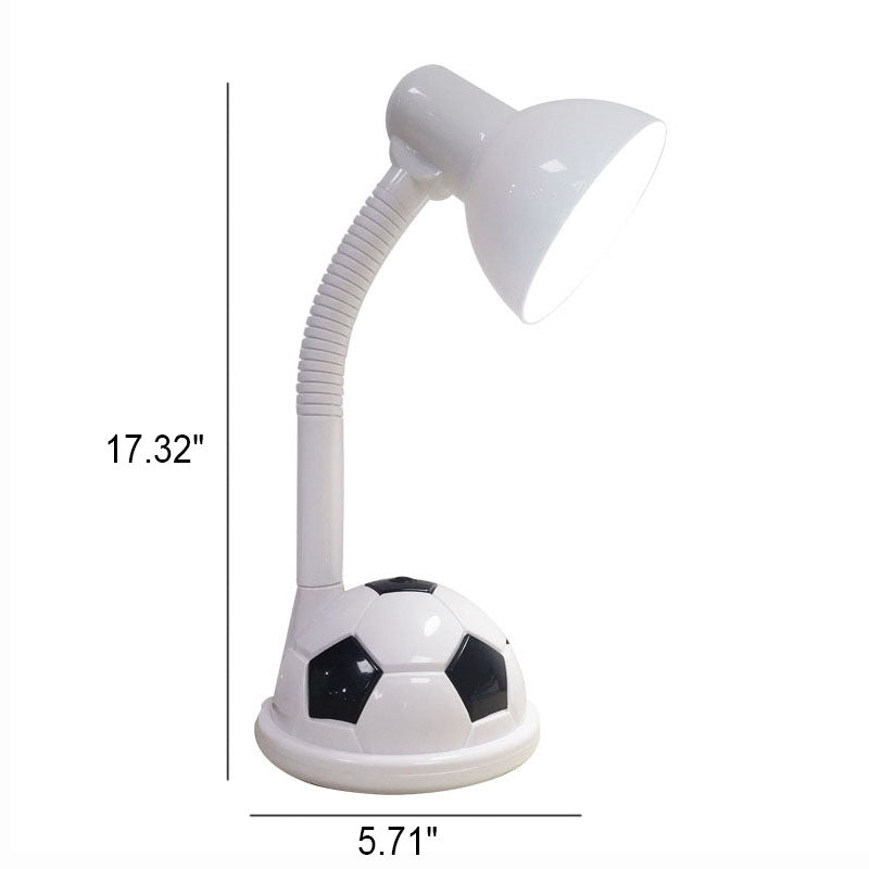 BrightKick Fußball LED Schreibtischlampe | Augenschutz | Dimmbar | Modernes Design für Kinder & Studenten