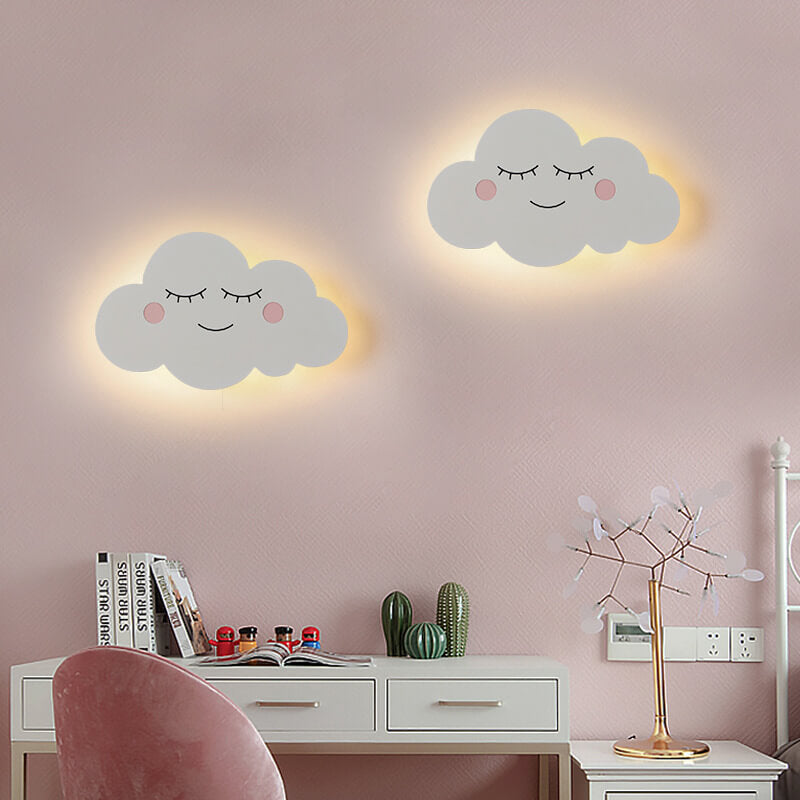 CloudLite Kreatives Emoji LED Kinder-Wandlicht | Verstellbare Lichtfarbe | Dekorative Beleuchtung