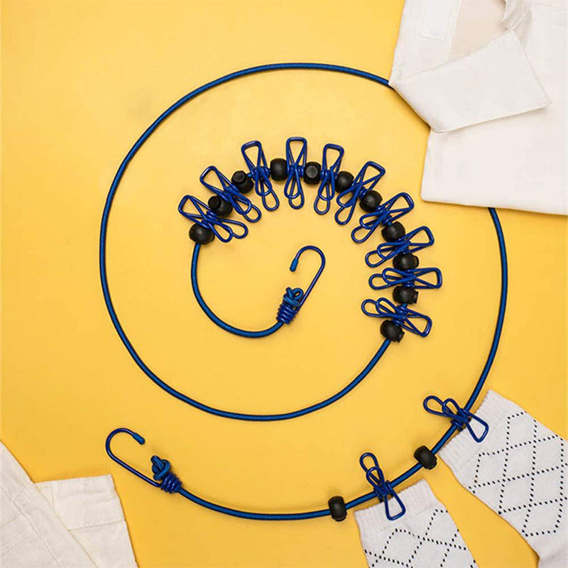 FlexiStand Tragbarer Kleiderständer | Elastischer Reise-Kleiderhalter | Platzsparend & Praktisch für Unterwegs