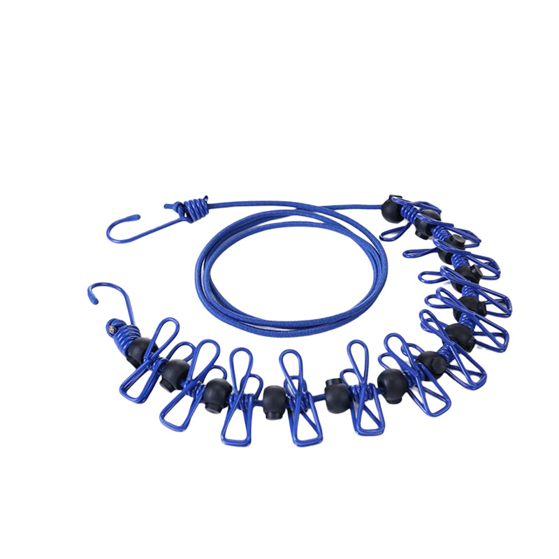 FlexiStand Tragbarer Kleiderständer | Elastischer Reise-Kleiderhalter | Platzsparend & Praktisch für Unterwegs