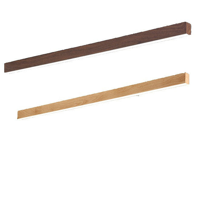 LumiGrain Minimalist LED Deckenleuchte mit Holzoptik | Aluminiumstreifen | Warmes, neutrales & weißes Licht | Moderner Stil