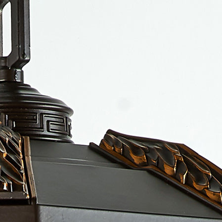 ZenLite Traditionelle Wasserdichte Aluminium Glas Wandleuchte | 1/2 Licht | Außenleuchte für Terrasse