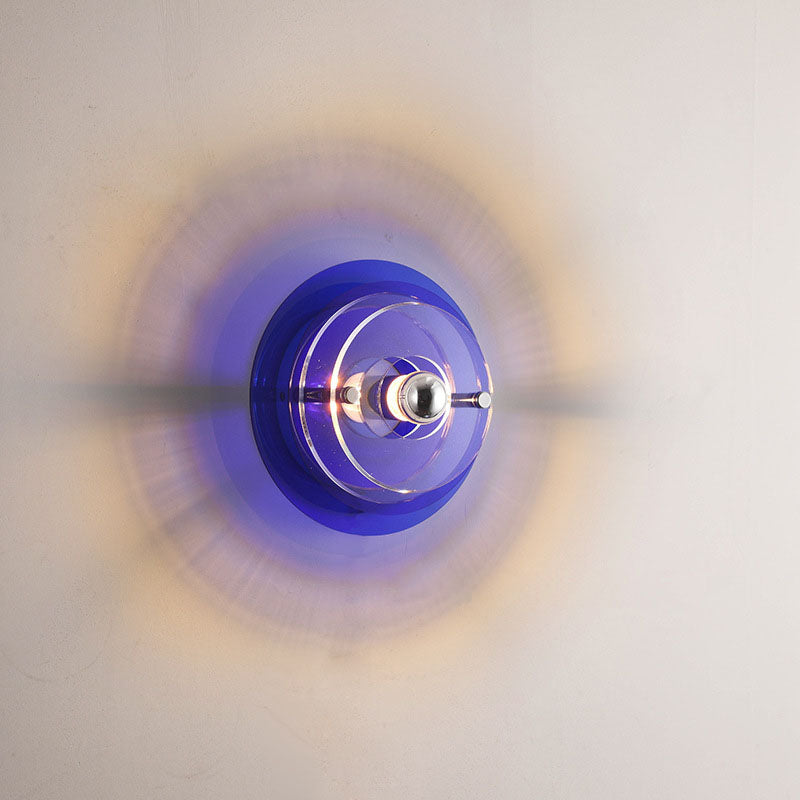 Orbina Kreativ LED Wandleuchte | Farbige Untertassen-Lampe | Design für Entertainment-Bereich