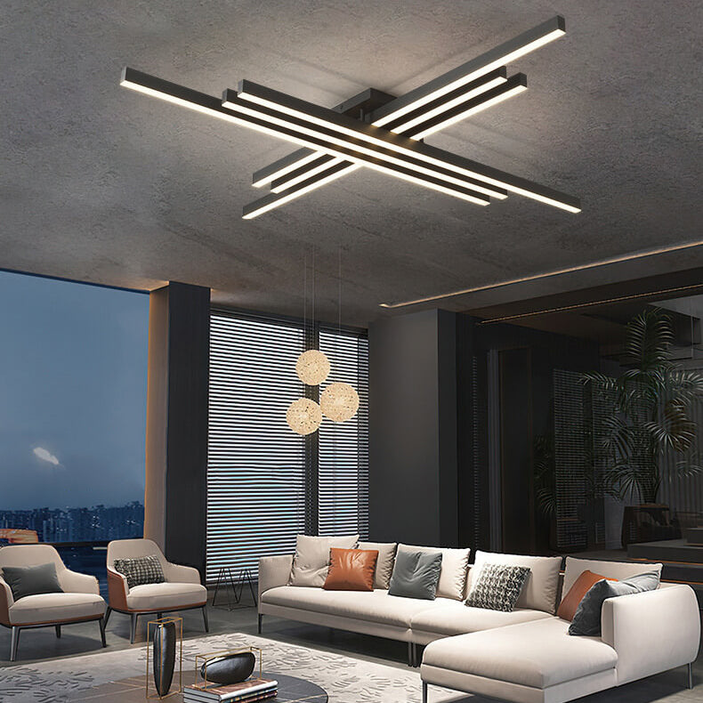 LumenArc Geometrische LED Deckenleuchte | Minimalistisches Design | Energiesparend | Perfekt für Zuhause & Büro