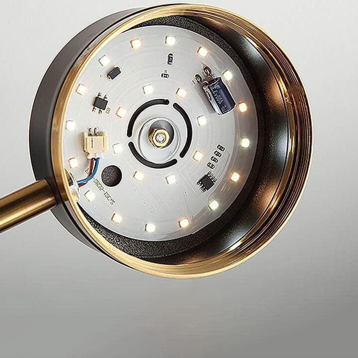 ZenithGlow Minimalistische Deckenleuchte | Schwarz-Gold Design | 4-8 Lichter | Halbaufbau-Leuchte