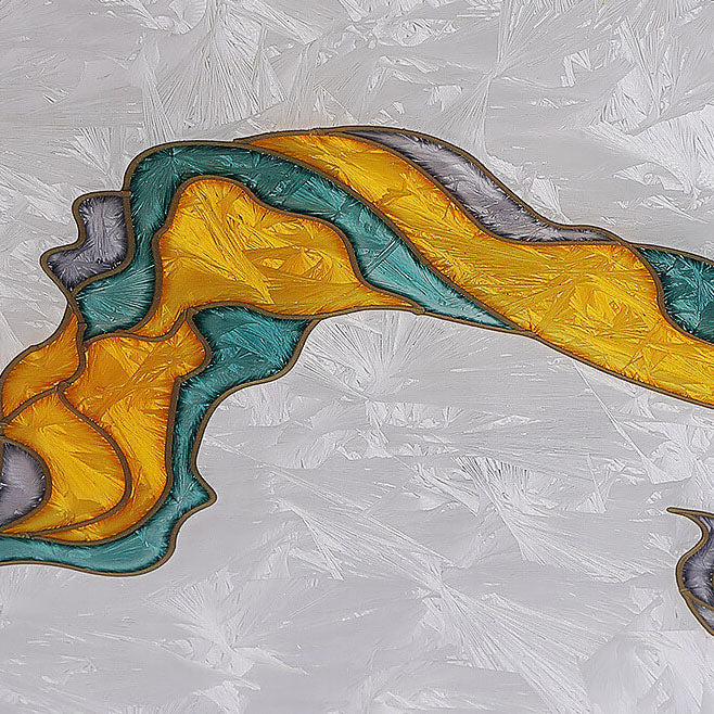 LumiWave Elegance LED Deckenleuchte | Runde Kristall-Deckenleuchte | Modernes Design | Stufenlos dimmbar | Elegante Beleuchtung für Zuhause