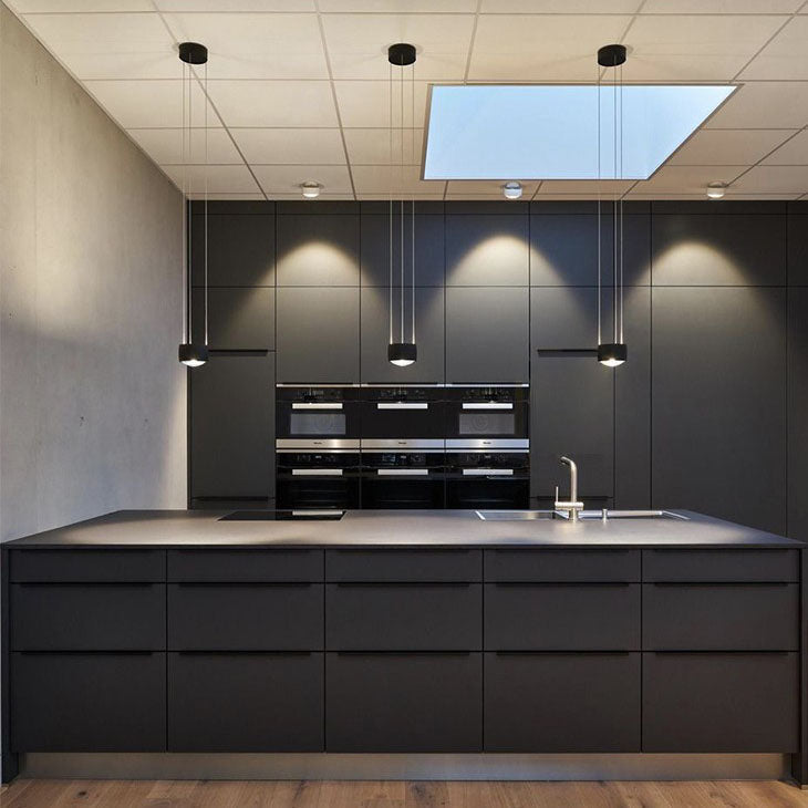 CylinBright LED Pendelleuchte | Nordic Design | Intelligenter Sensor | Metallzylinder | Dimmbar