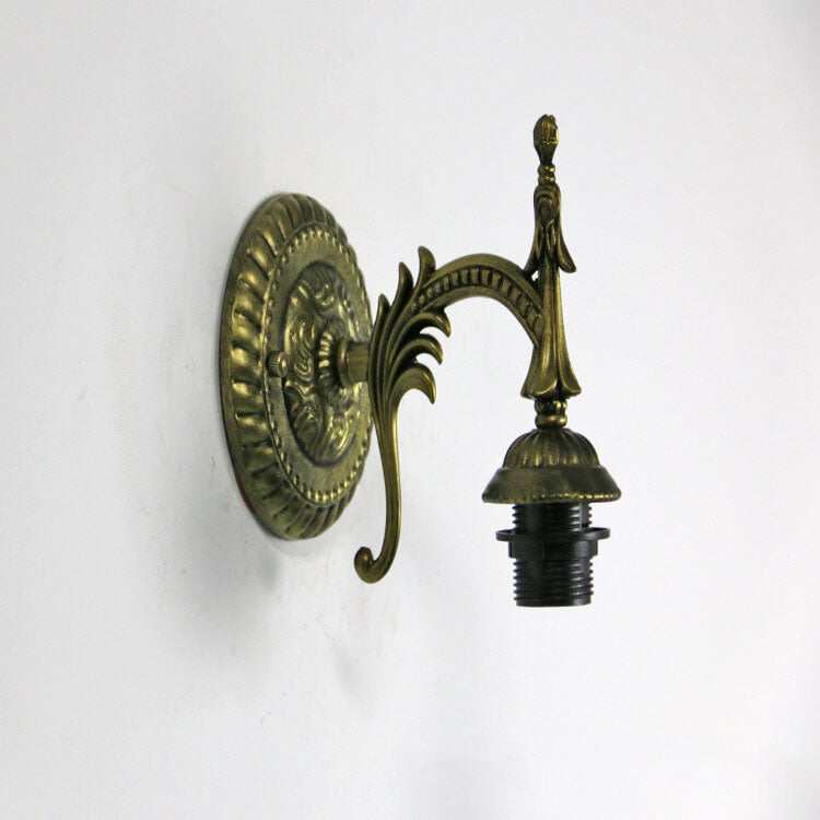 Bloomvielle Europäische Vintage Tiffany Wandleuchte | Blumenförmiges Glas | 1-Licht Design | Elegante Wandbeleuchtung