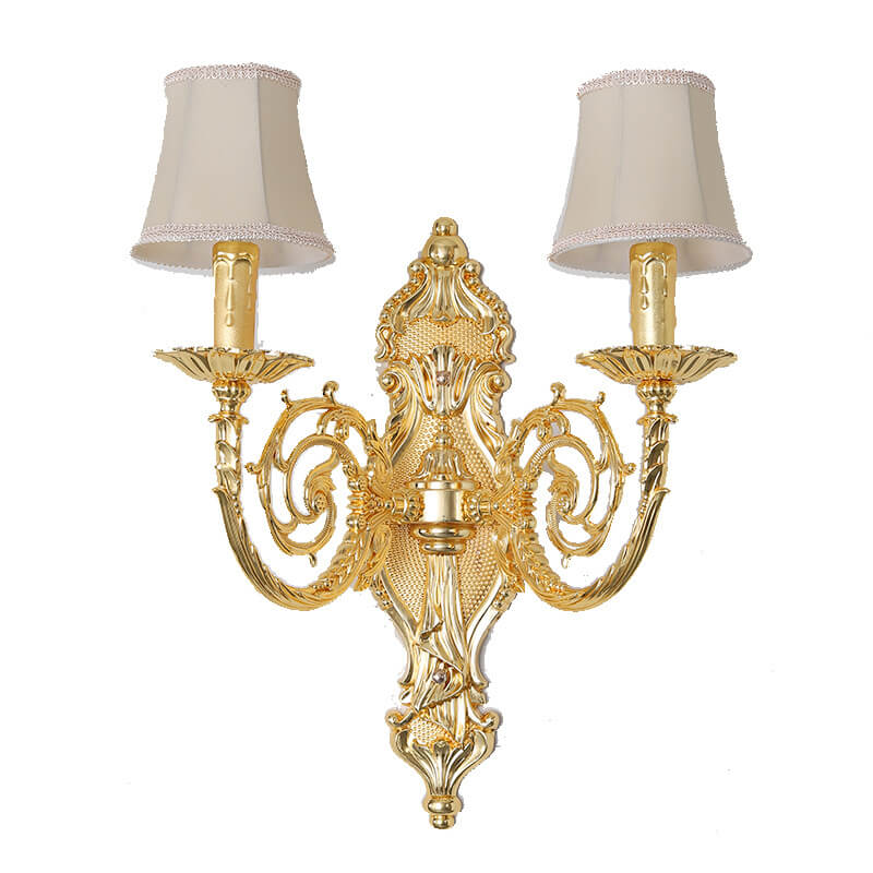 CandeLuxe Europäisches Kristall Wandkandelaber | 3-Flammig | Luxus Wandlampe | Klassische Beleuchtung für Zuhause