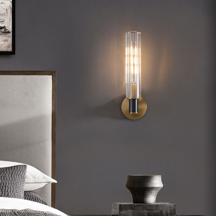 Gloriana Crystal Wall Sconce | Modernes Messing | 1/2 Lichter | Elegante Beleuchtung