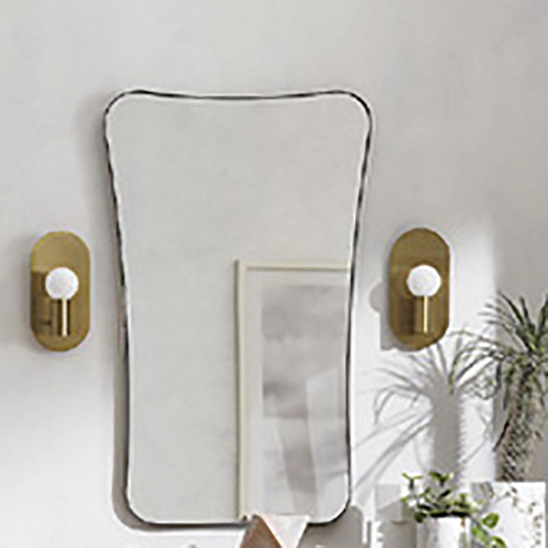 Brassova Wandleuchte | Nordic Design | Messing Oval Ball | 1-flammige Beleuchtung für Schlafzimmer