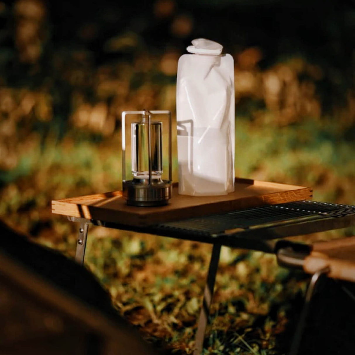 LumoEase Vintage Nachtlicht-Tischlampe | Aluminium & Acryl | USB-Aufladbar | Dimmbares LED-Licht | Nordic Design