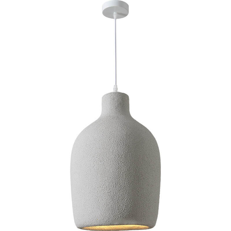 ArcheVase Minimalistische Pendelleuchte | Handgefertigte Textur | Japanisches Design | 1-Licht Hängeleuchte