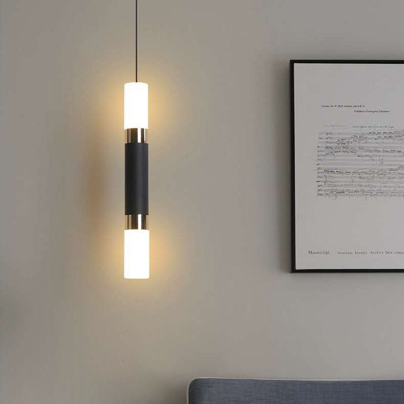 CylinGlow LED Pendelleuchte | Zylindrisches Aluminium-Design | Dimmbares Licht | Modern & Minimalistisch | Für Schlafzimmer & Wohnzimmer