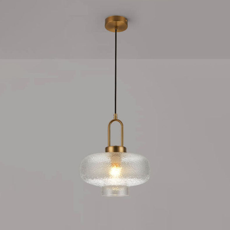 LustroLume Oval Glas Pendelleuchte | Nordic Design | Luxuriöse Beleuchtung | Stilvolle Raumgestaltung