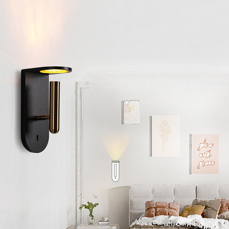 IgnisGlow Industrielle LED Wandlampe | Rotierbar & Verstellbar | Kreative Licht- & Schatteneffekte