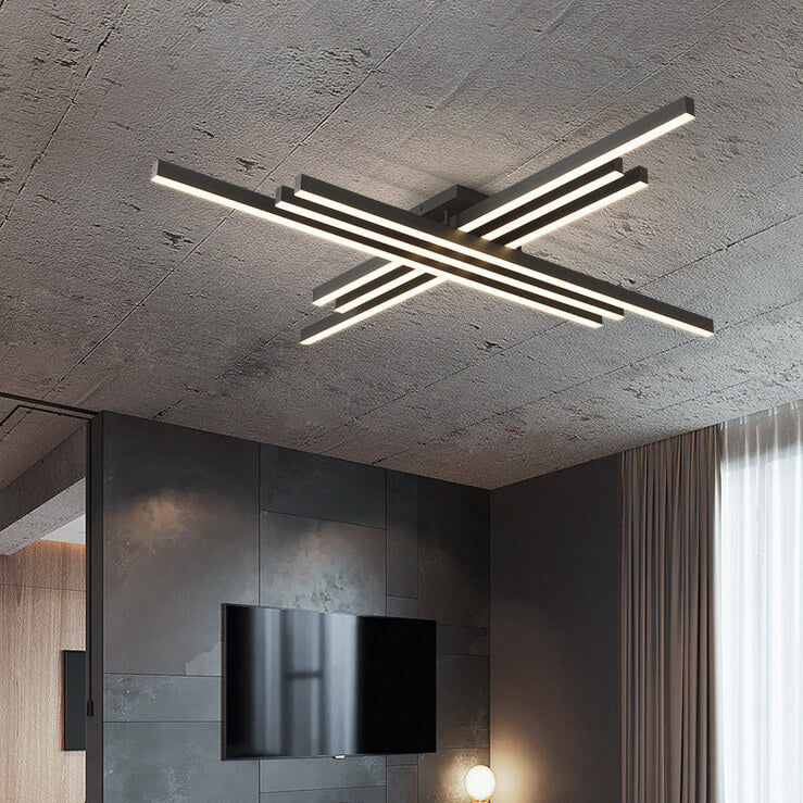 LumenArc Geometrische LED Deckenleuchte | Minimalistisches Design | Energiesparend | Perfekt für Zuhause & Büro