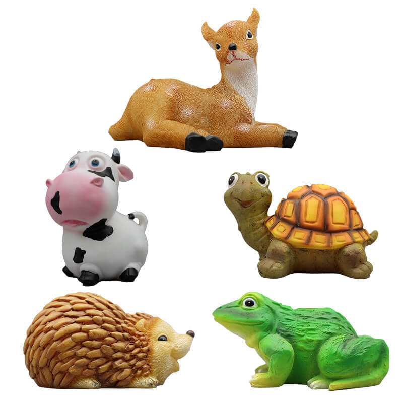 SolarCreato Tierfigur Gartenleuchte | Solarbetrieben & Wasserdicht | Kreative LED Rasen- und Landschaftsbeleuchtung