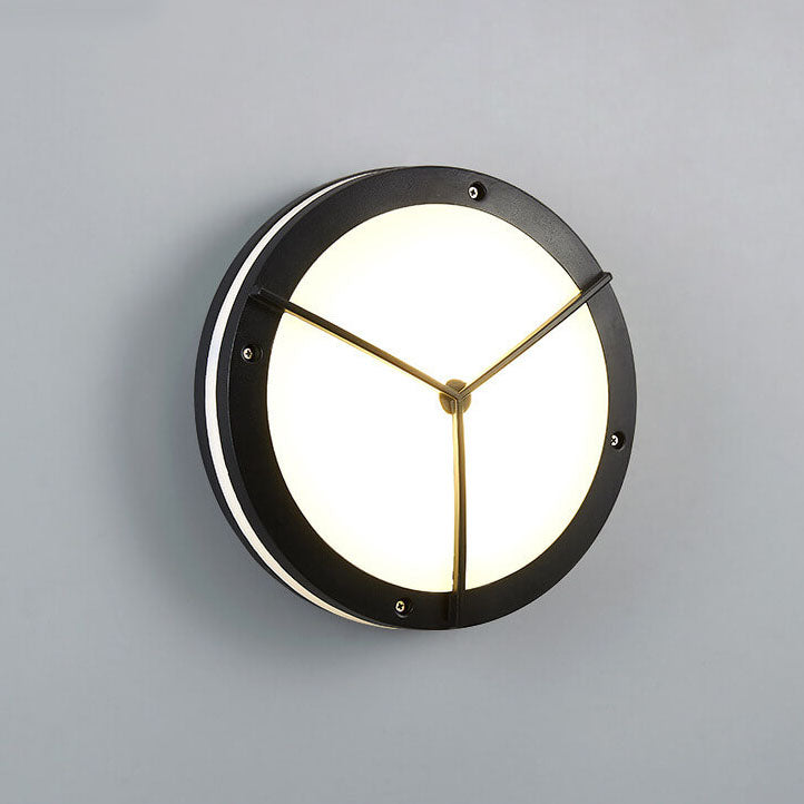 AuroVita LED Deckenleuchte | Wasserdicht | Outdoor-geeignet | Runde Form | Aluminium & Acryl