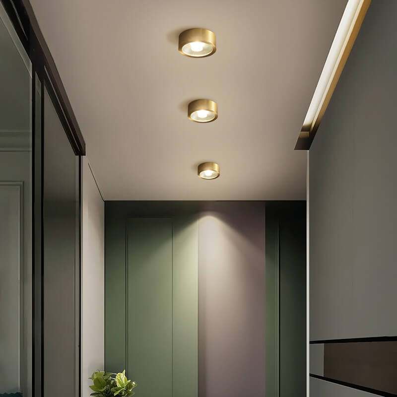 LumoLux Ultra-thin LED Deckenleuchte | Kupfer | Modernes Design | Dimmbare Deckenlampe | Energieeffizient | Stimmungslicht