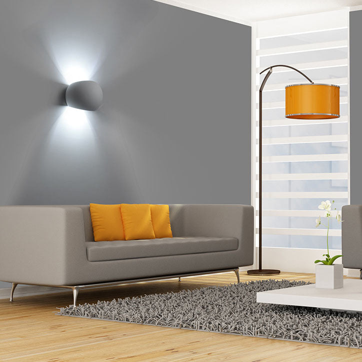 Virevalo DuoBeam | Rundwandstrahler | Modernes Design | Up & Down Beleuchtung | Wandleuchte für Innenräume