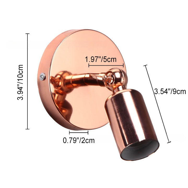 Lumiron Vintage Wandleuchte | Industrielles Design | Exponierte Glühbirne | Wandlampe im Retro-Stil