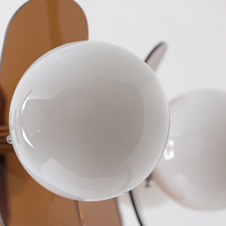 LumiOrion Acryl-Kronleuchter | 3/5/6/8 Lichter | Mid-Century Design für Wohnzimmer & Essbereich