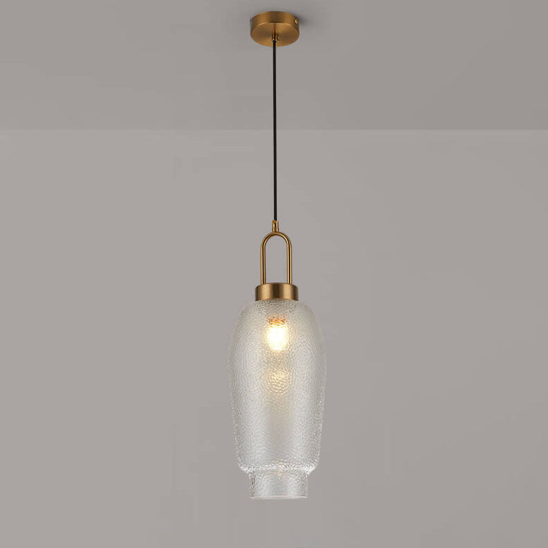 LustroLume Oval Glas Pendelleuchte | Nordic Design | Luxuriöse Beleuchtung | Stilvolle Raumgestaltung
