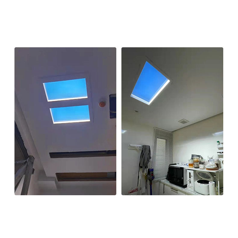 HaloSky Intelligente LED-Deckenleuchte | Modernes Design | Aluminium | Simulation von Wettereffekten