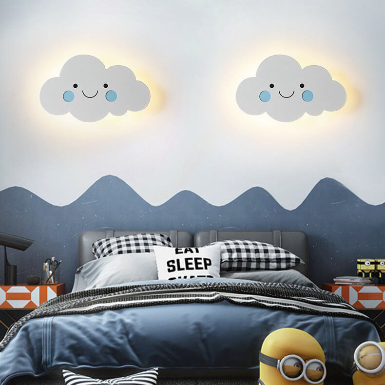 CloudLite Kreatives Emoji LED Kinder-Wandlicht | Verstellbare Lichtfarbe | Dekorative Beleuchtung