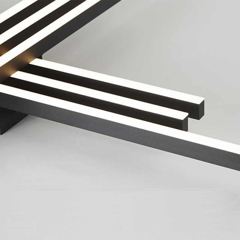 LumenArc Geometrische LED Deckenleuchte | Minimalistisches Design | Energiesparend | Perfekt für Zuhause & Büro