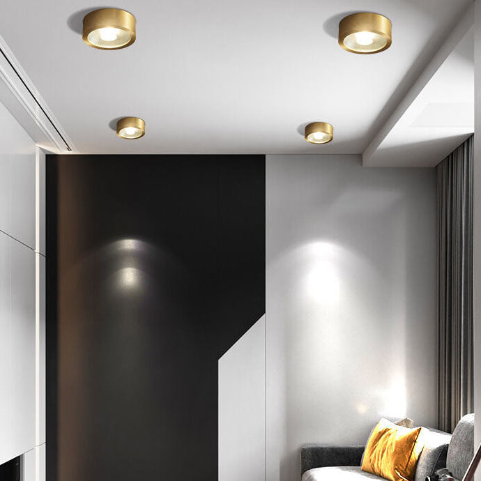 LumoLux Ultra-thin LED Deckenleuchte | Kupfer | Modernes Design | Dimmbare Deckenlampe | Energieeffizient | Stimmungslicht