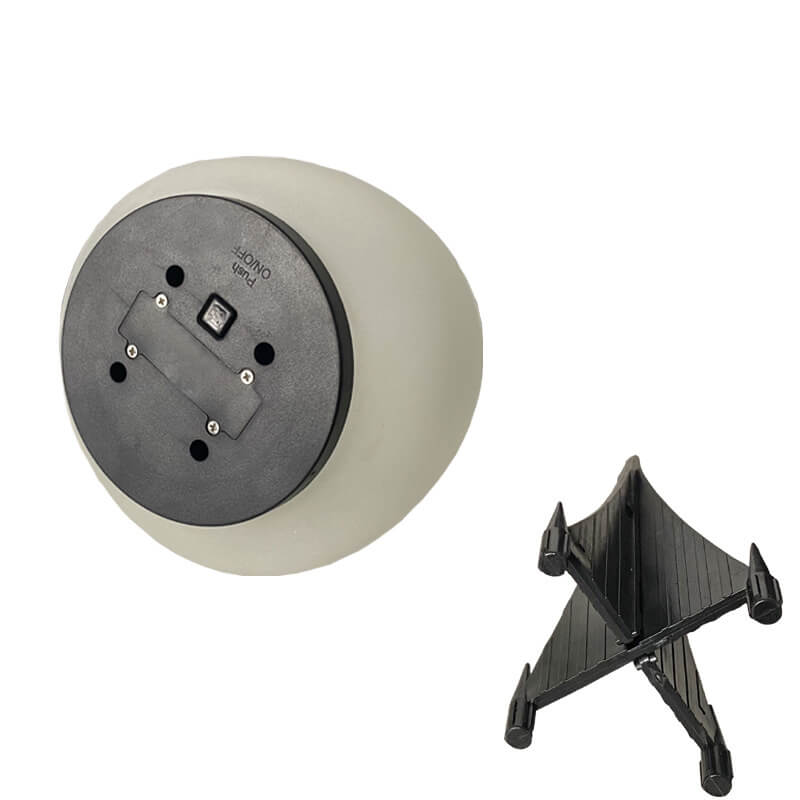 Pebblium Solar LED Außenleuchte | Sandgestrahltes Glas im Kieselstein-Design | Nachhaltige Gartenbeleuchtung