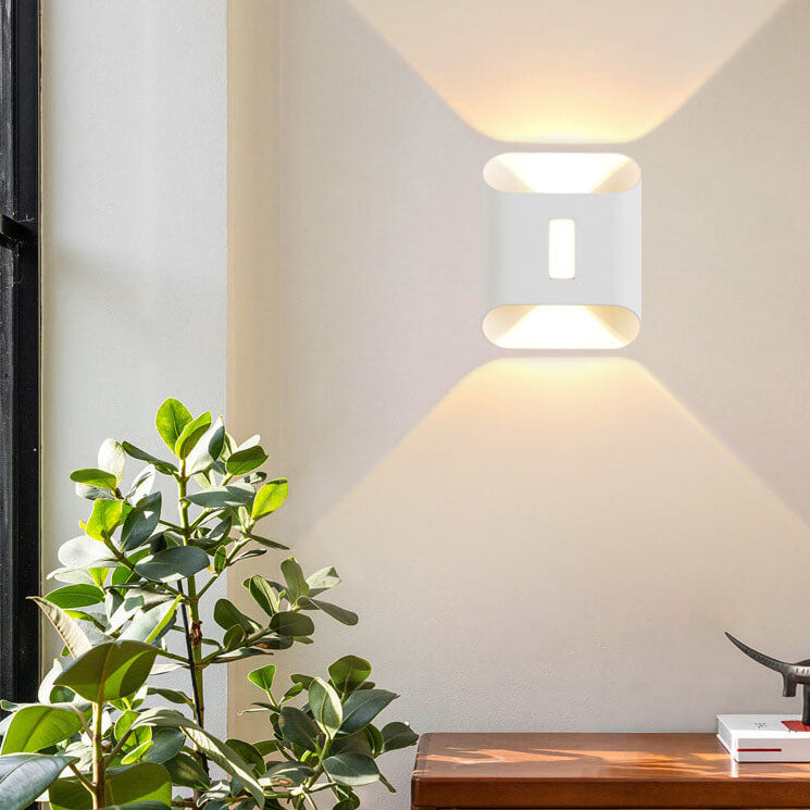 Luxorma ArcLume Außenwandleuchte | Modernes Design | Wasserdicht | Aluminium | LED für Terrassen