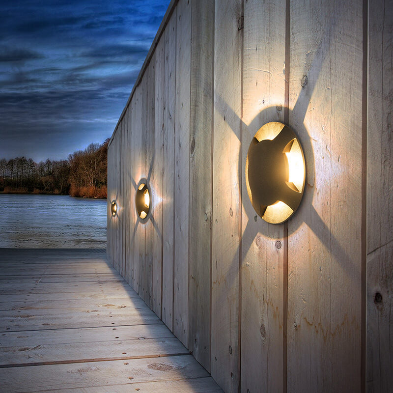 SolaraVive LED Erdstrahler | Wasserdicht | Minimalistisches Design | Außenbeleuchtung | Gartenstrahler