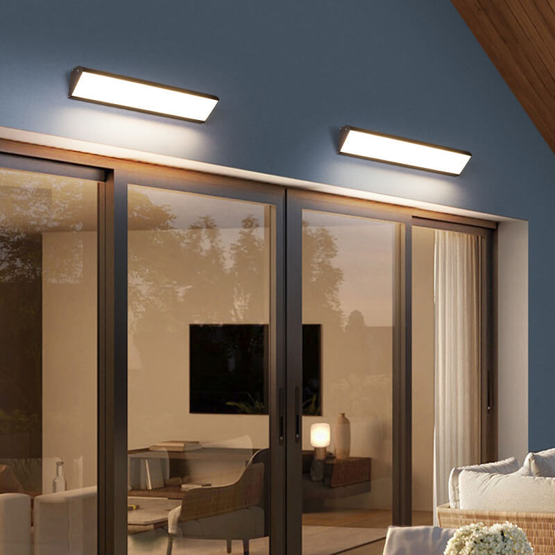 AquaLume Aluminium LED Wandleuchte | Wasserdicht | Innen- und Außenbeleuchtung | Verschiedene Größen & Farben