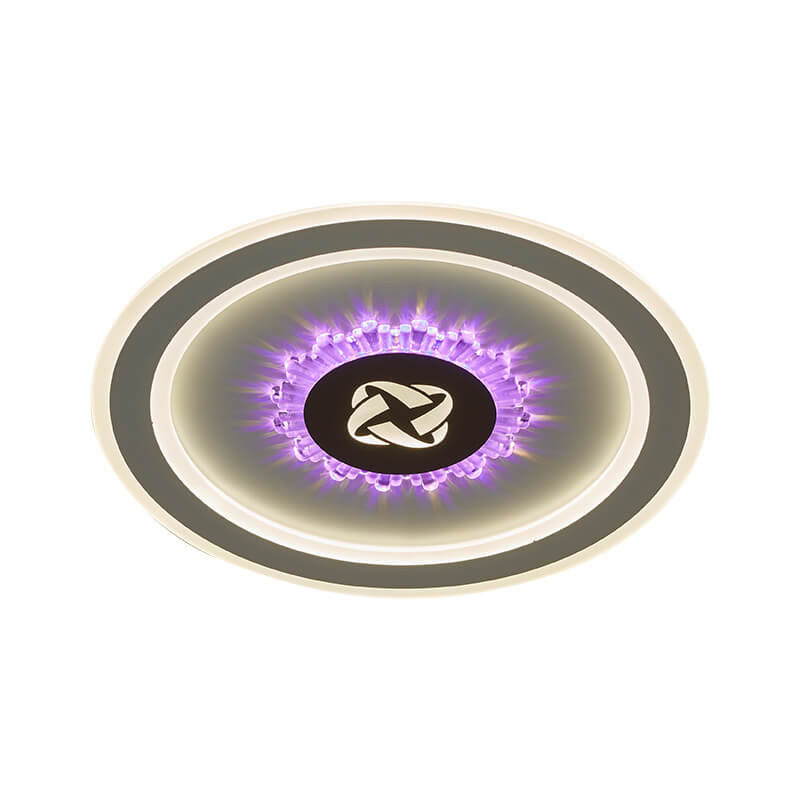 Lumivolt Astra LED Deckenleuchte | Modernes Acryl-Design | Farbwechsel | Dimmbar mit Fernbedienung