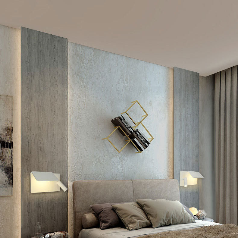 GlareCore Minimalistische LED Leselampe | Flaches Design | Wandspot | Moderne Beleuchtung