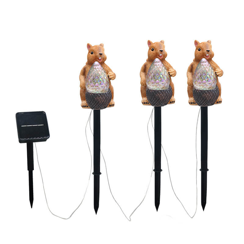 Solarra Gartenleuchte | Kreatives Harz-Design | LED-Solarleuchte | Wasserdicht | Landschaftsbeleuchtung für Außenbereiche