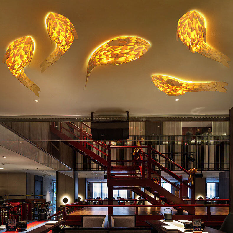 Artivion Moderne Deko-Wandleuchte aus Lindenholz | 2/4 Lichtoptionen | Elegantes Design | Perfekt für Wohnzimmer & Flur