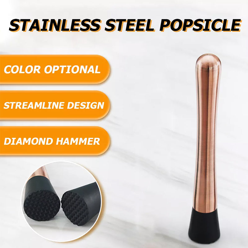 IceCrush Edelstahl-Eisstößel | Robustes Barzubehör | Perfekt für Cocktails & Getränke