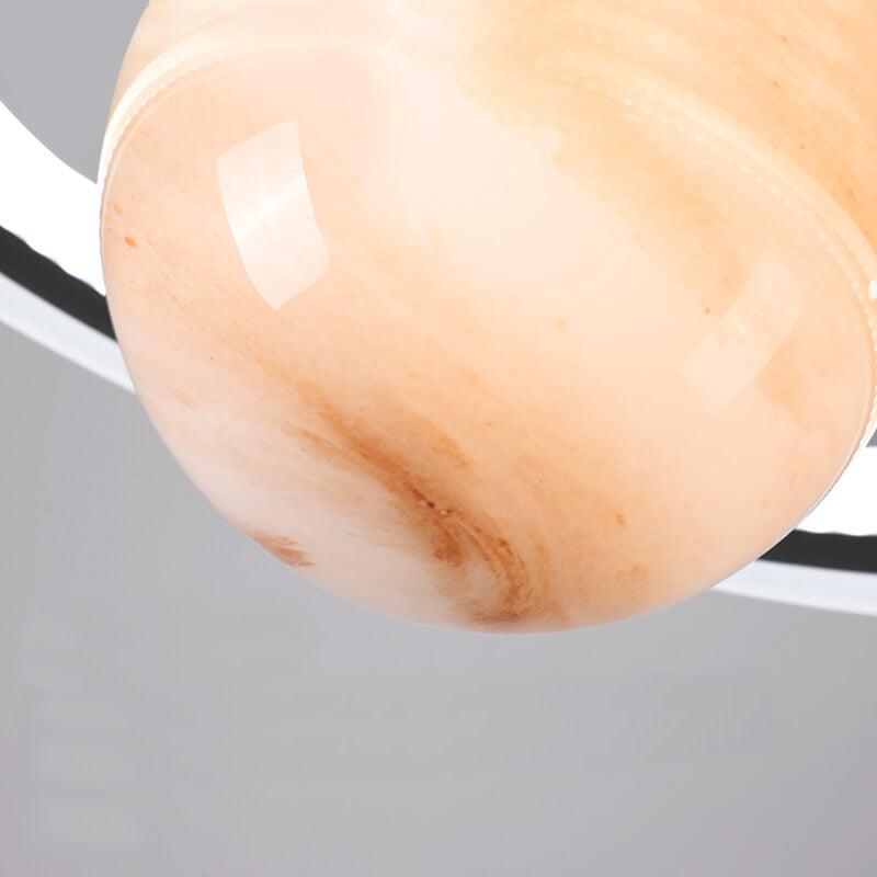 NovaOrbit Kids LED Kronleuchter | Kreatives Weltraumdesign | Dimmbar & Farbenfroh | Modern