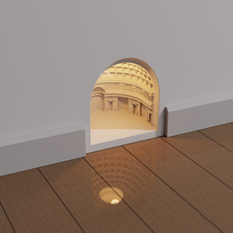 Illumora LED Wandleuchte | Eingebaute Gipslampe mit Sensor | Warmlicht | Modernes Design für Schlafzimmer